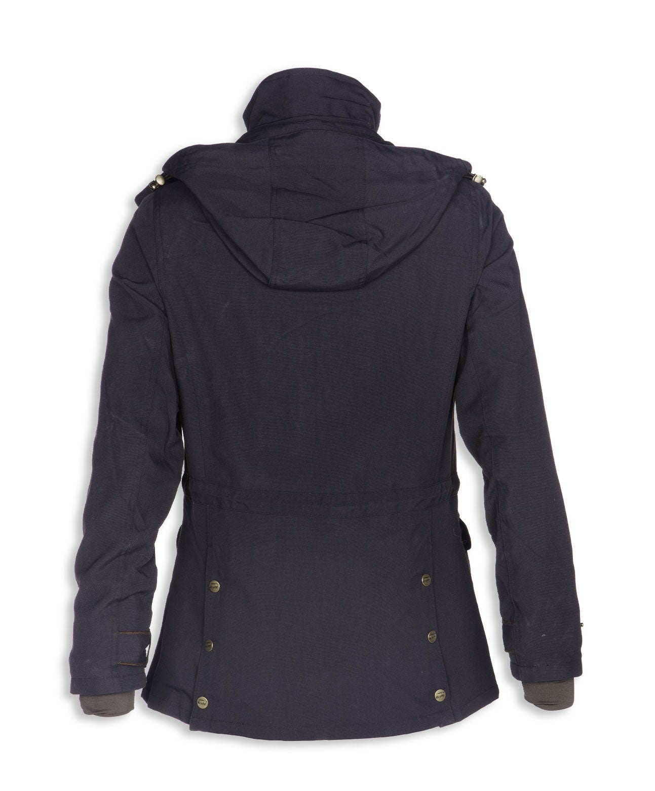 Back showing hood Baleno Berrygrove Waterproof Jacket