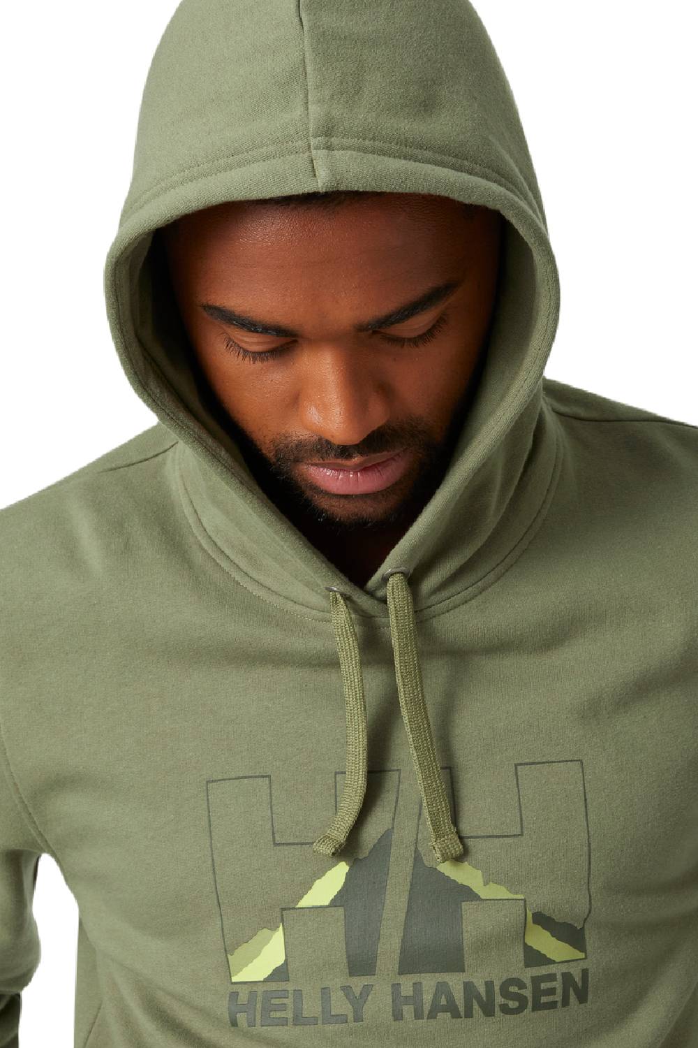 Helly Hansen Nord Graphic Pullover Hoodie in Lav Green