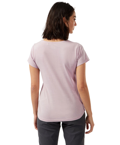 Brushed lilac Craghoppers Miri Short Sleeve T-Shirt