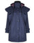 Navy Champion Ladies' Three-Quarter Length Waterproof Coat Windsor #colour_navy