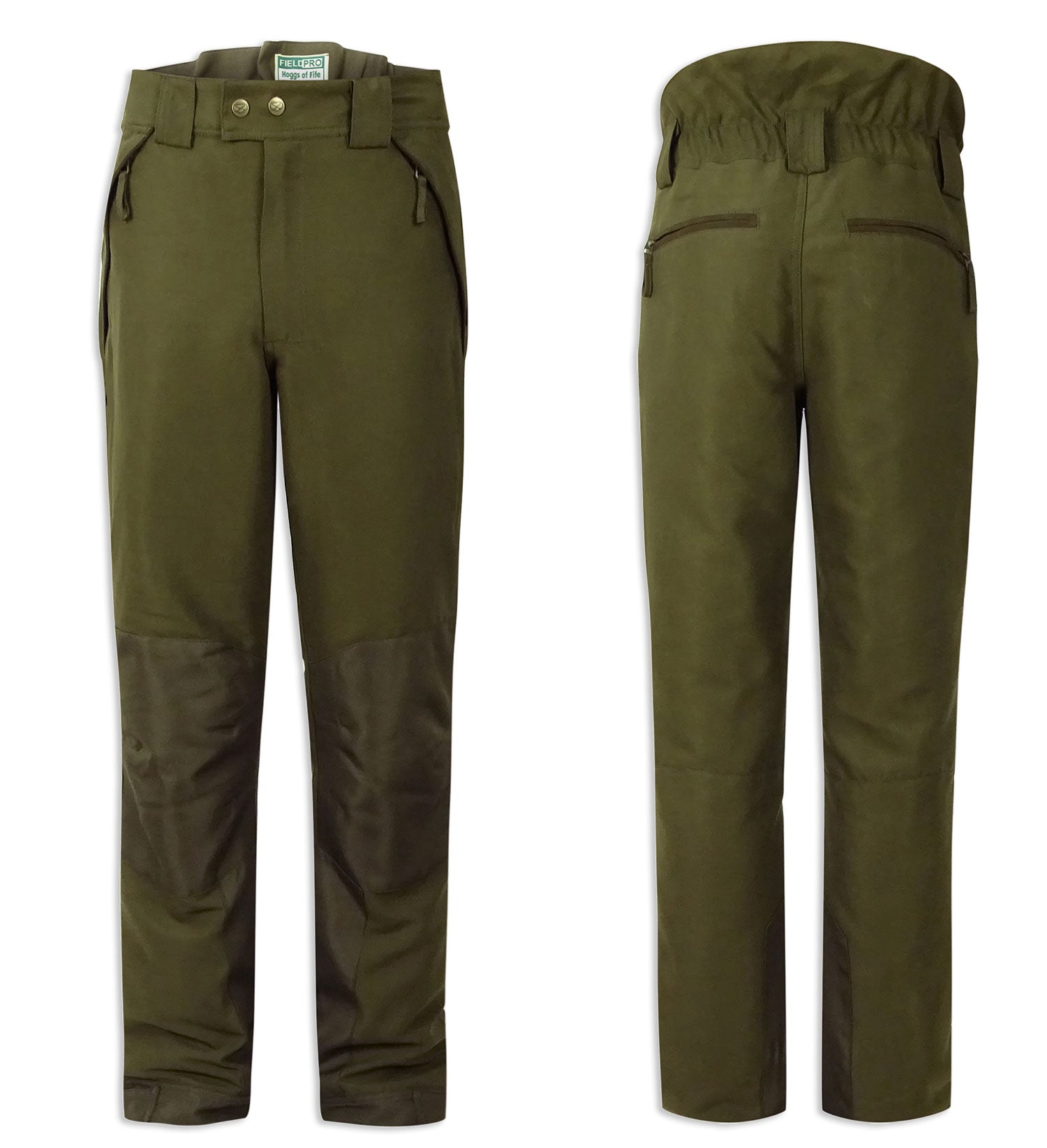 Hoggs of Fife Kincraig Waterproof Field Trousers | Olive Green