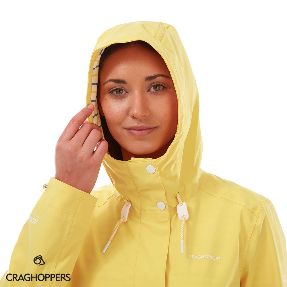 Hood Limoncello Craghoppers Salia Mid Length Waterproof Jacket