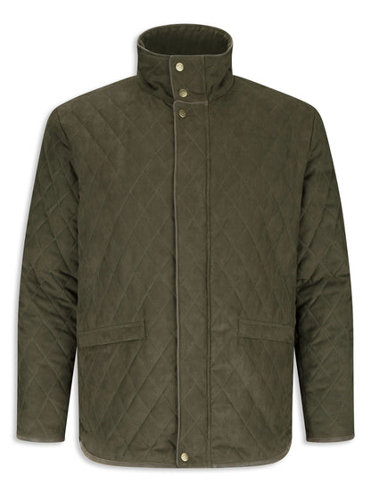 Hoggs of Fife Thornhill Quilted Coat | Loden
