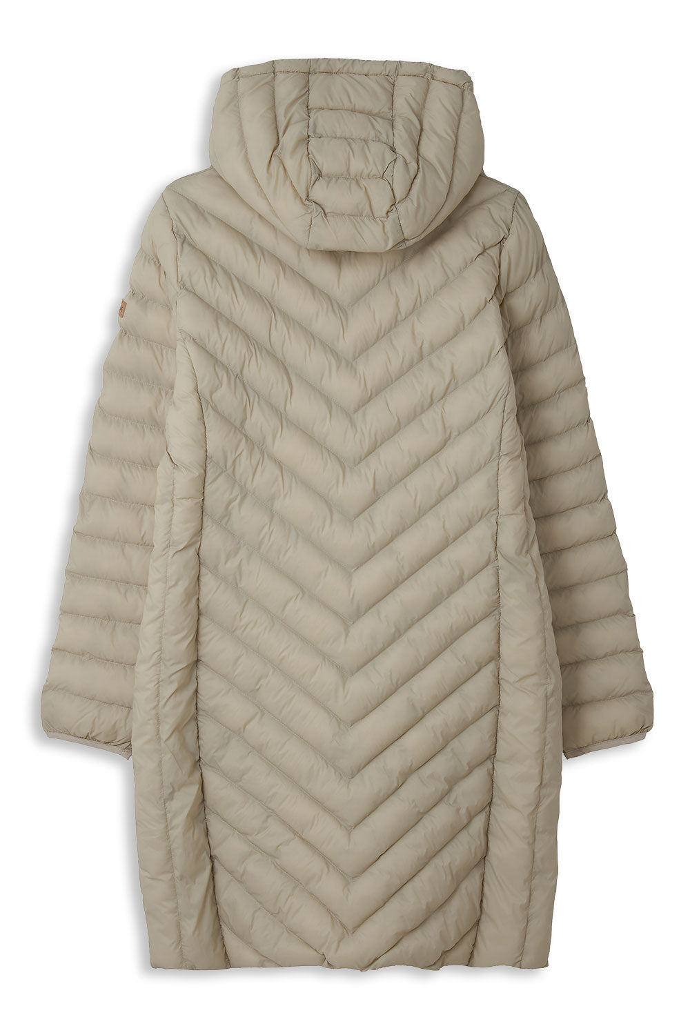 Almond Laurel Ladies Quilted Synthetic Down Duvet Coat by Lighthouse 