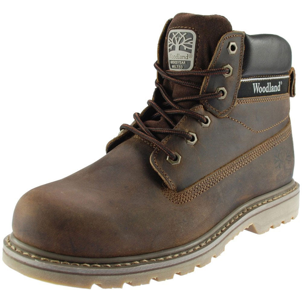 The 6 Eye Utility Boot has a high quality brown waxy leather upper