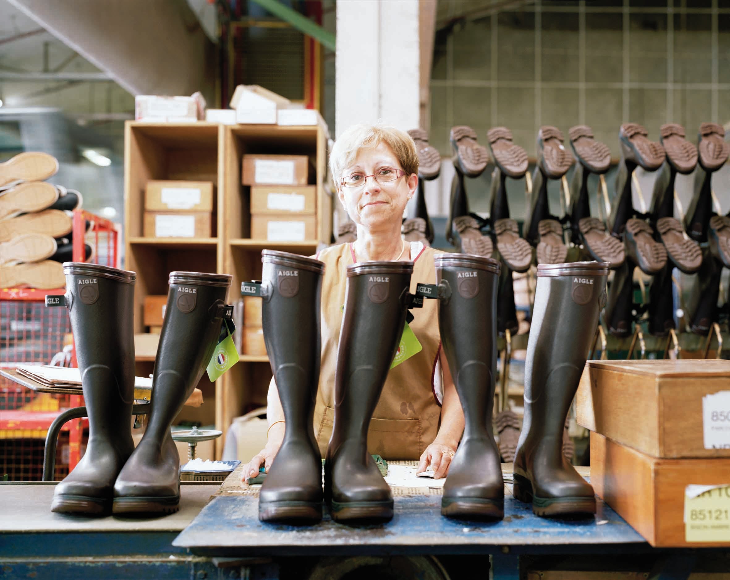 Aigle newly completed wellingtons