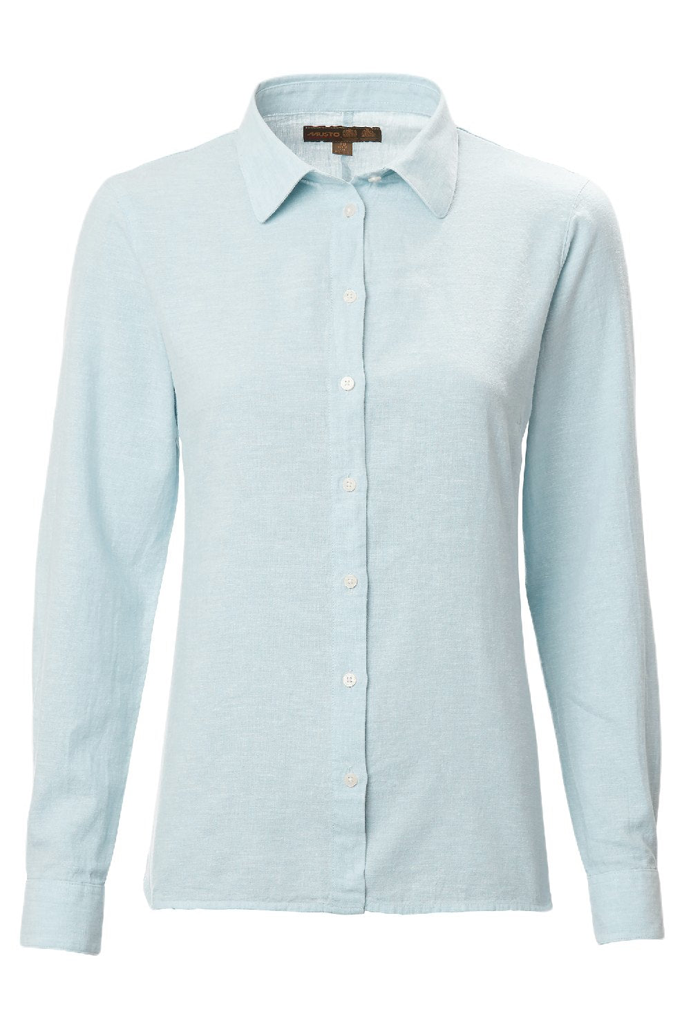 Musto Ladies Country Linen Shirt in Pale Blue