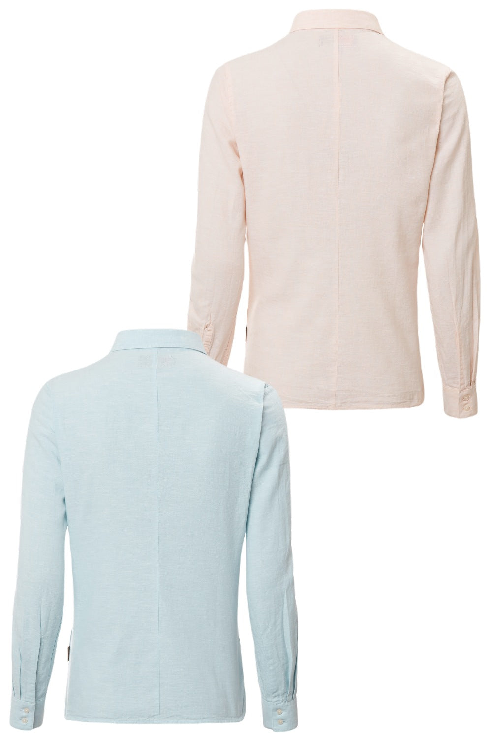 Musto Ladies Country Linen Shirt in Pale Blue and Hush