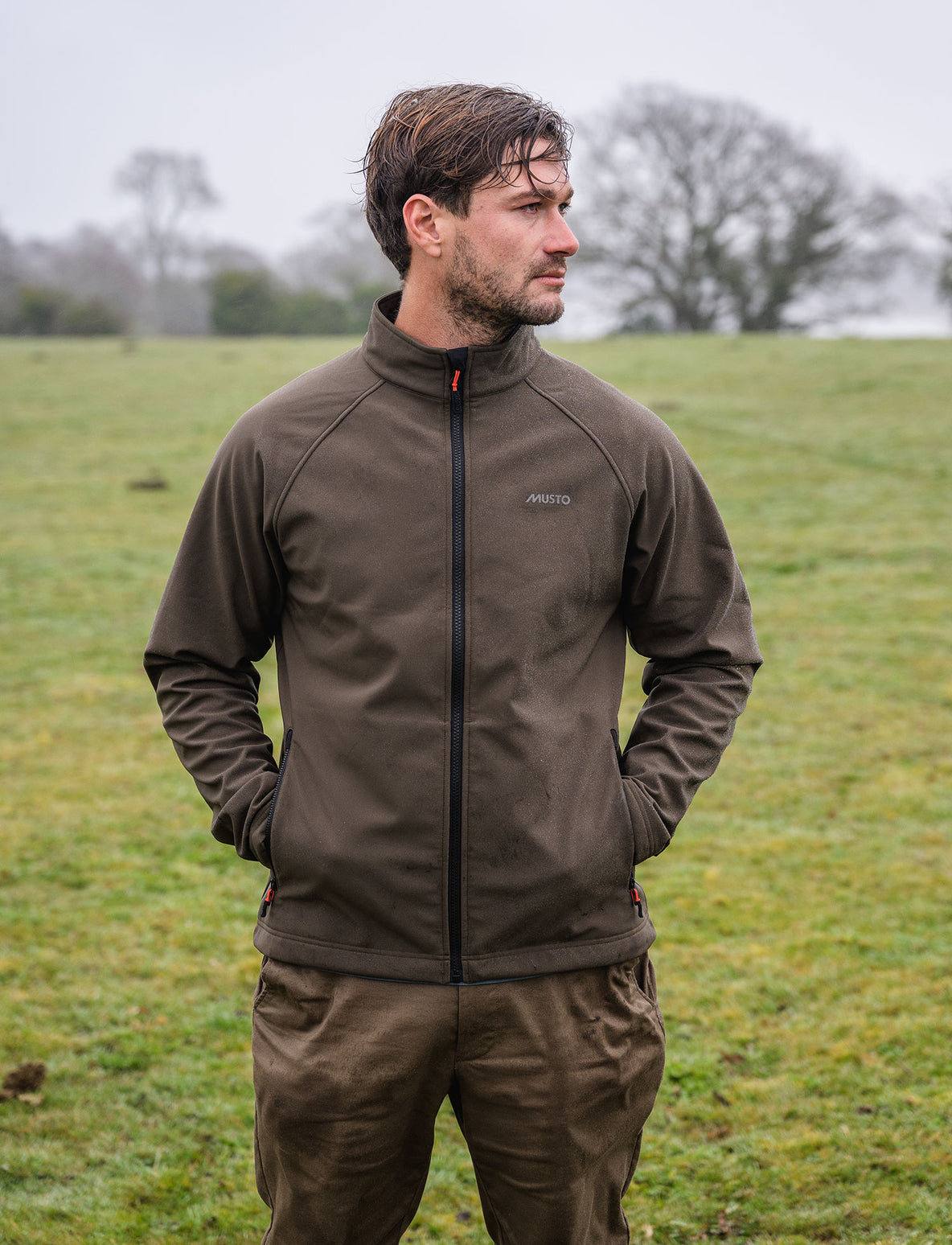 Waterproof Musto Keepers Softshell Jacket | Rifle Green