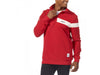 Musto Mens 64 1/2 Zip Sweat in True Red  #colour_true-red