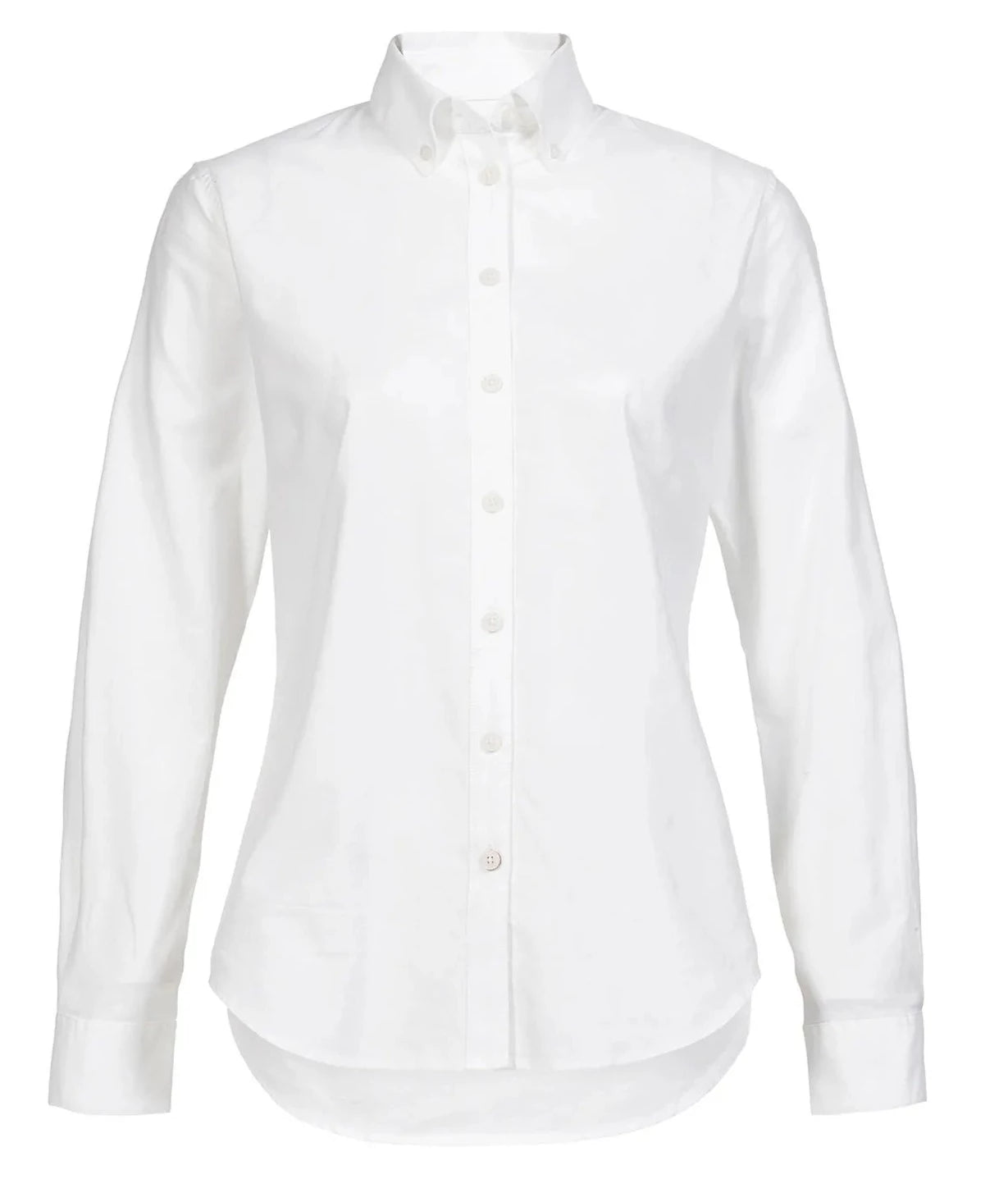Musto Womens Essential Long Sleeve Oxford Shirt in White 