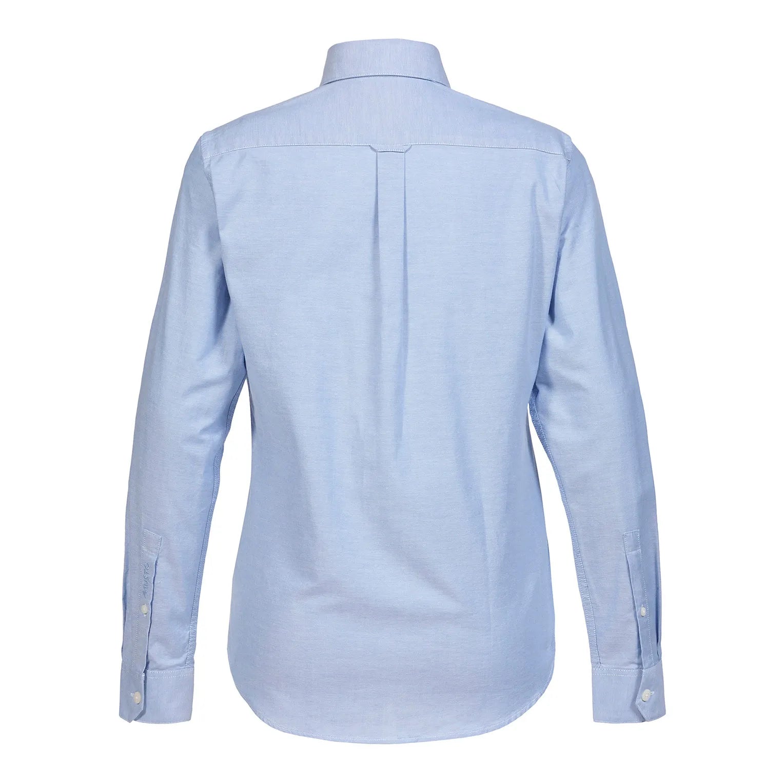 Musto Womens Essential Long Sleeve Oxford Shirt in Pale Blue  