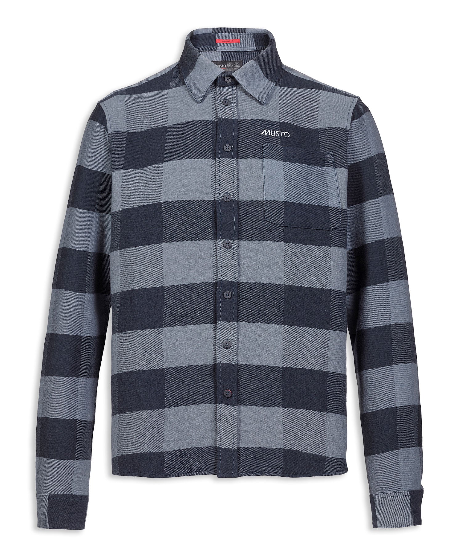 Slate Blue Musto Marina Flannel Shirt