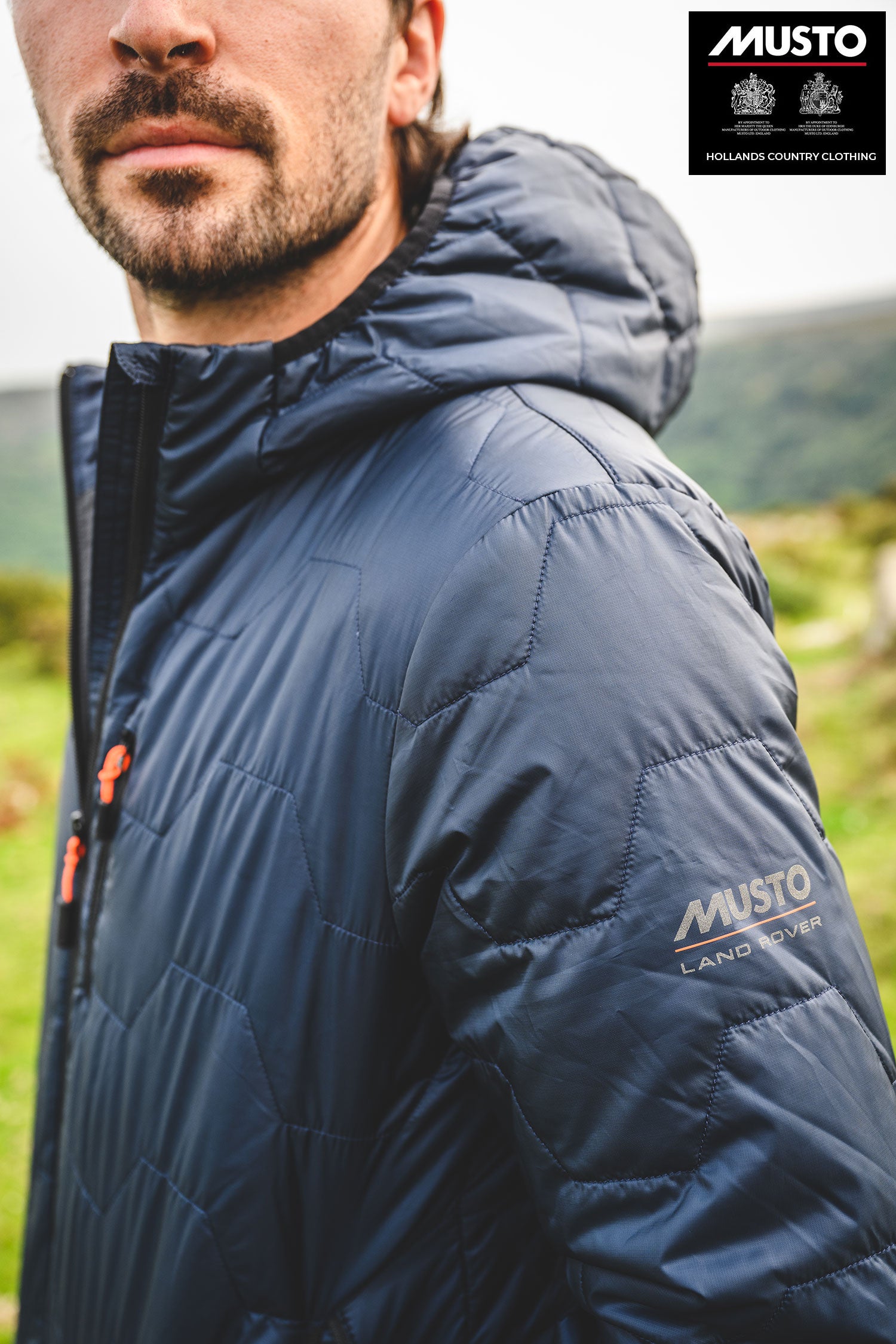 Hooded Quilted Musto X Land Rover Primaloft Jacket