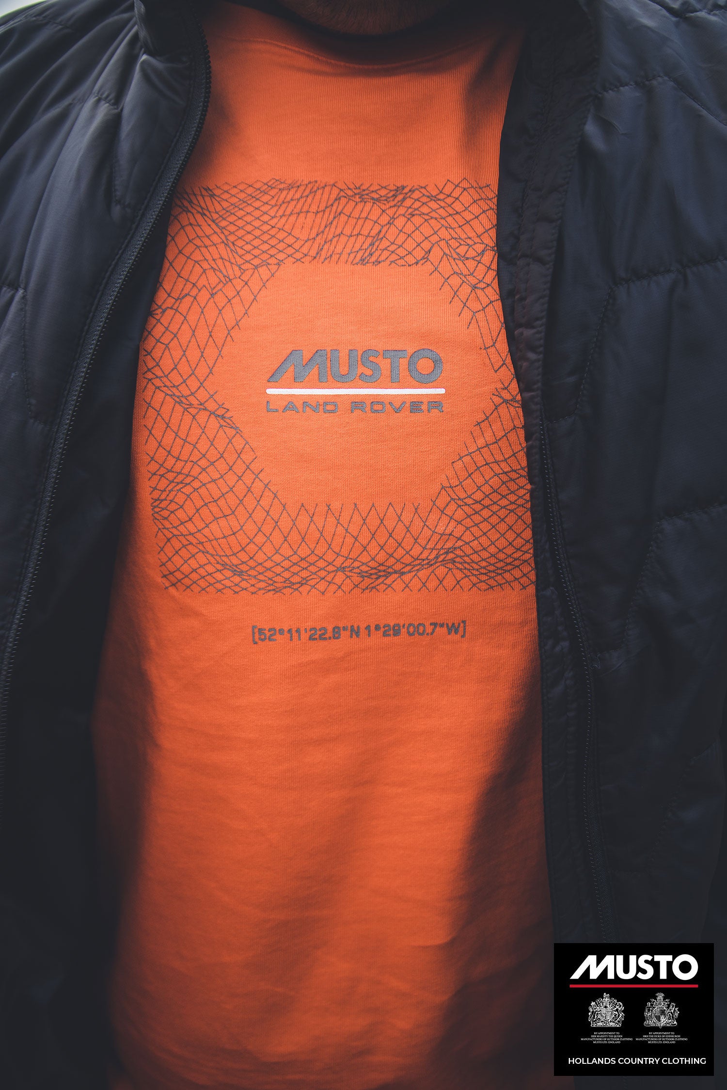 Musto Land Rover Go Logo T shirt  