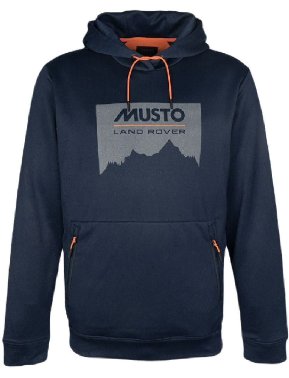 Musto Land Rover Hoodie in Navy