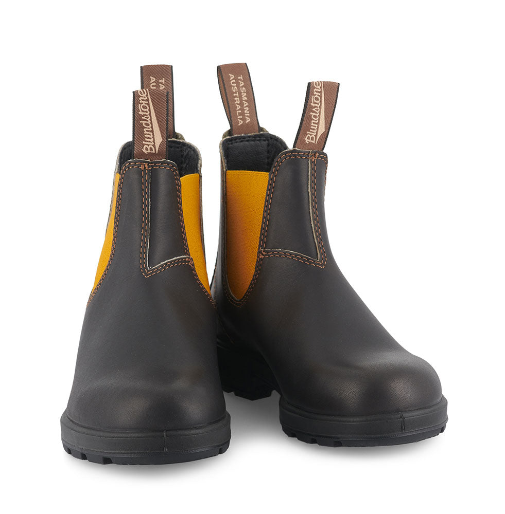 Blundstone 1919 Dark Brown/Mustard Leather Boots