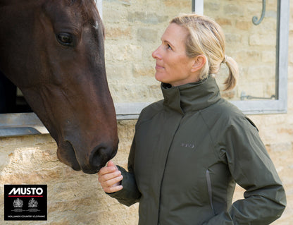 Zara Phillips with a horse 