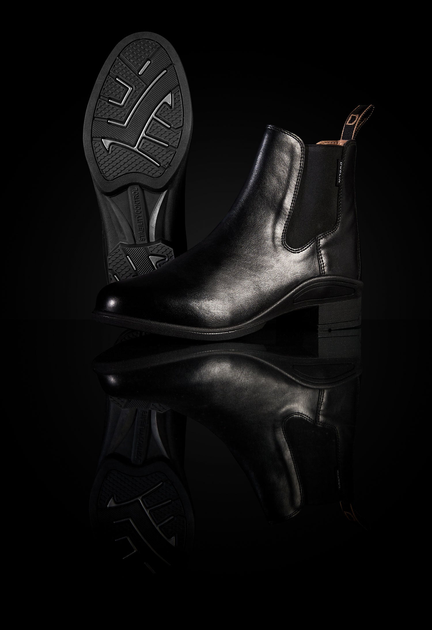 Polished Black Altitude Jodhpur Ankle Boots Boot by Dublin 