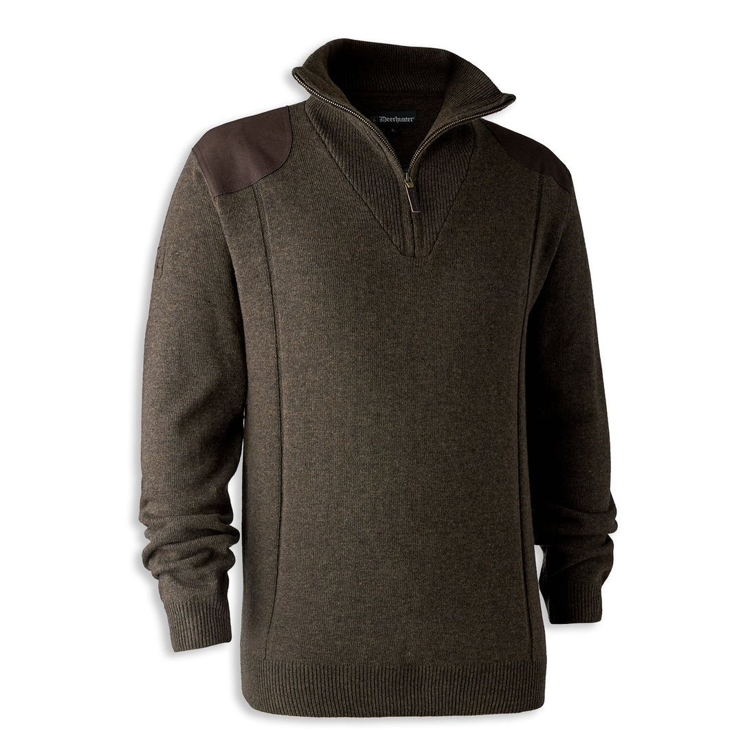 Dark Elm Deerhunter Sheffield Zip Neck Sweater 