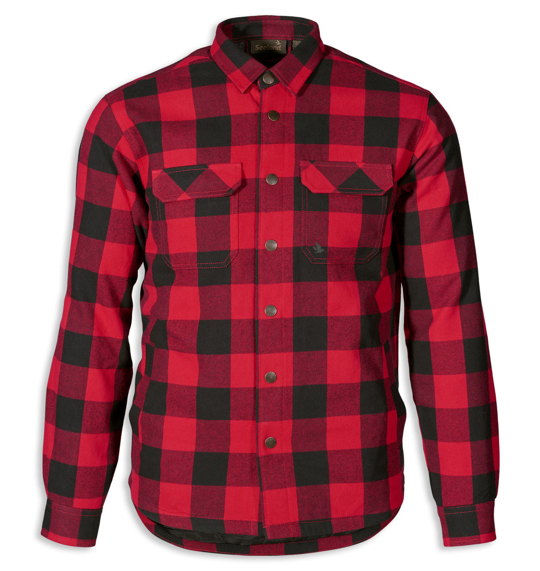 Red and Black Check Seeland Canada Quilted Shirt 