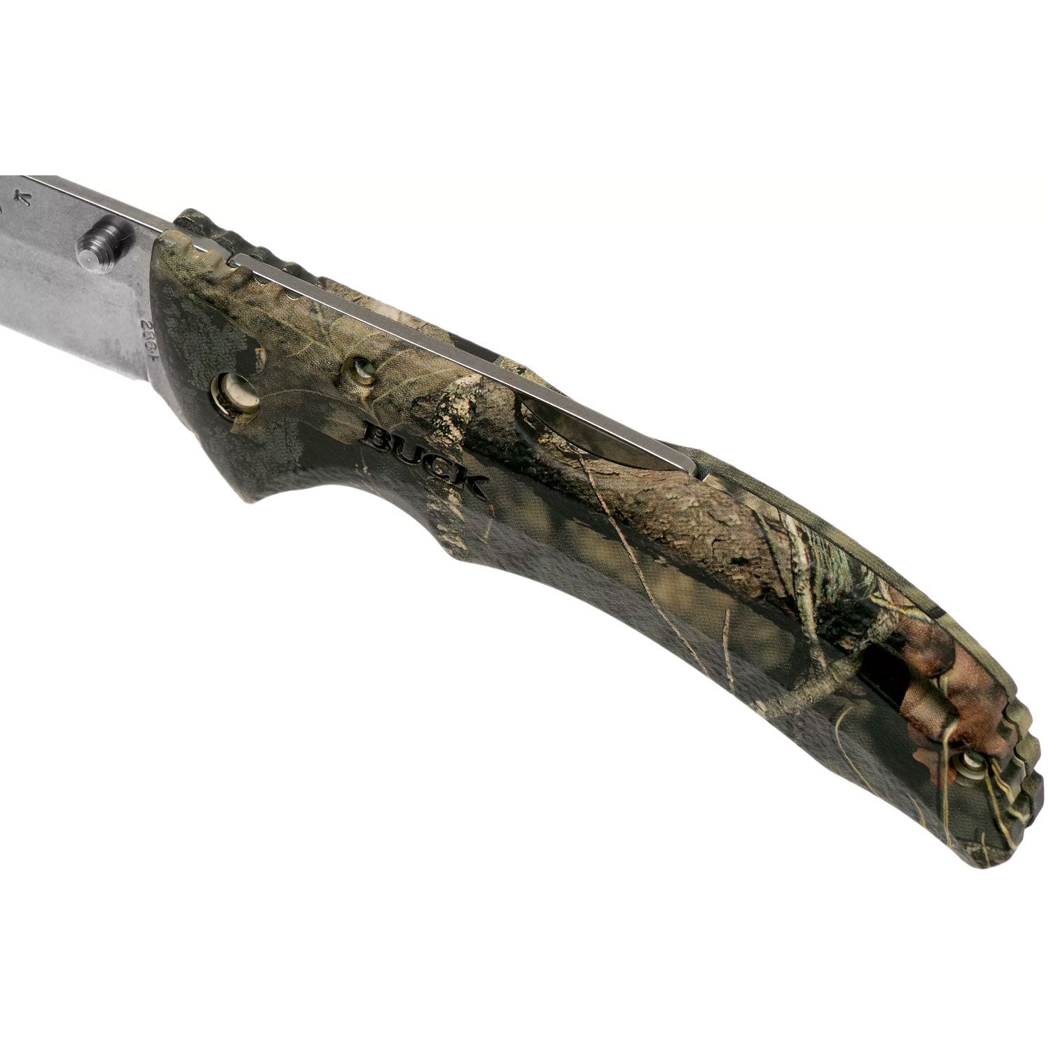 Lock back Green mos Camouflage 286 Bantam Heavyweight Knife by Buck Knives  