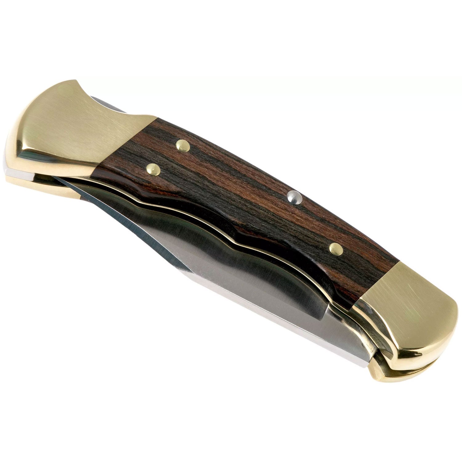 Finger groove Folding Ranger Knife with Finger Grip Handle by Buck Knives  