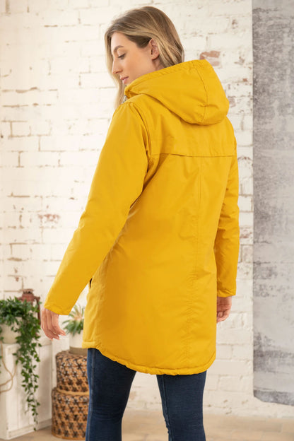 Back Iona Padded Waterproof Coat by Lighthouse