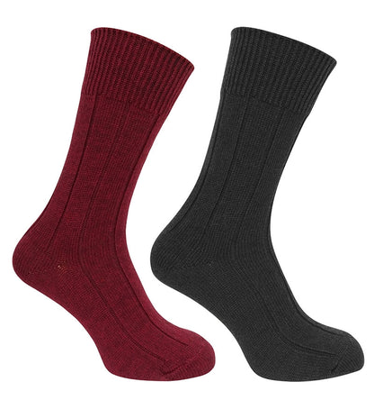 Hoggs of Fife Merino Brogue Country Socks | Twin Pack - Hollands Country Clothing 