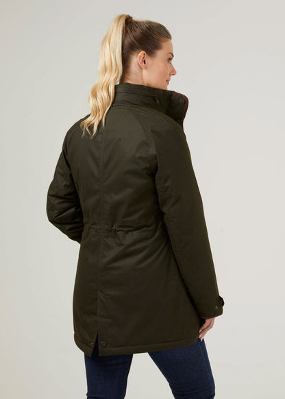 Back Fernley Ladies Waterproof Coat by Alan Paine 