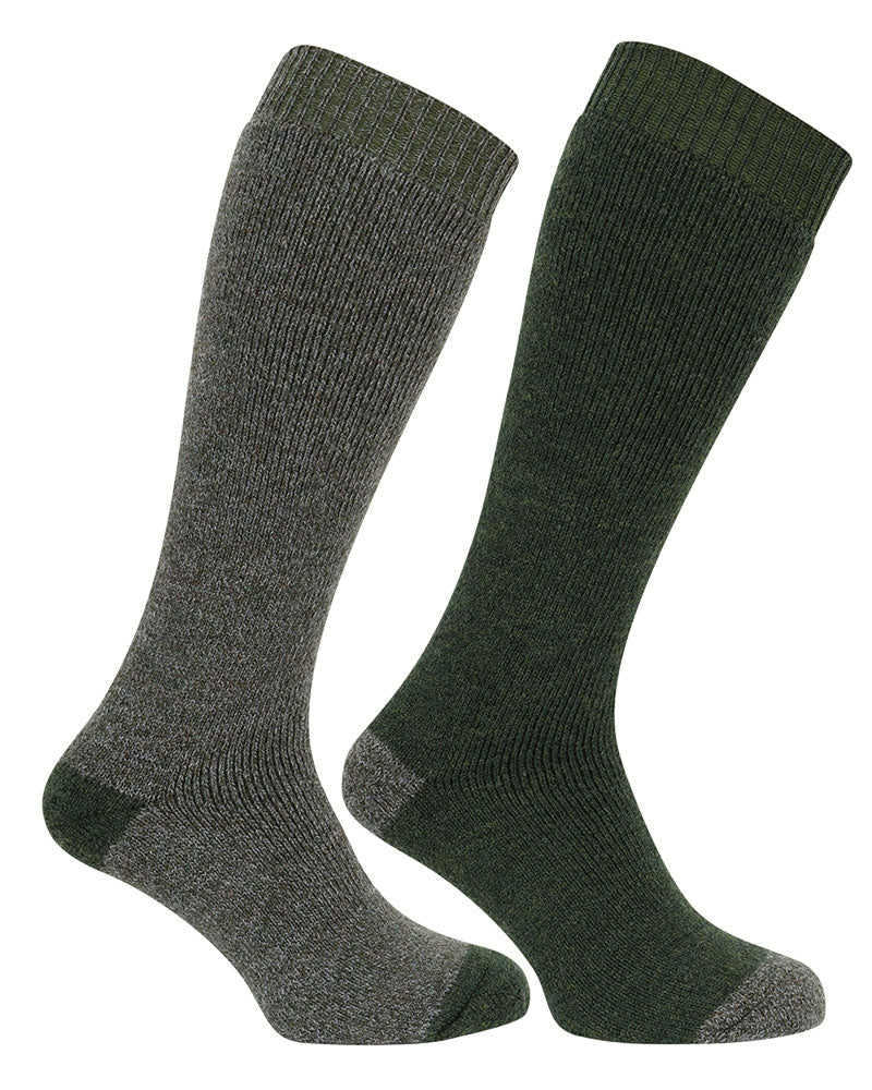 Hoggs of Fife Country Long Socks | Tweed/Loden 