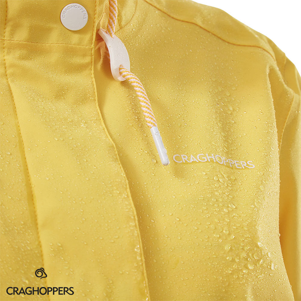 drawstring Limoncello Craghoppers Salia Mid Length Waterproof Jacket