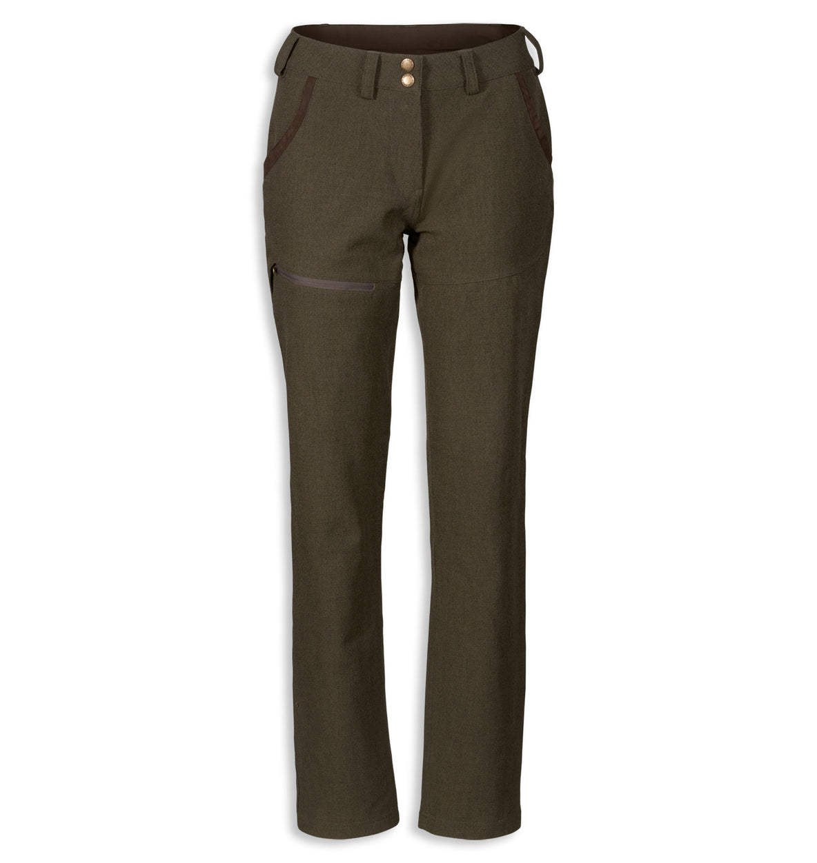 Front Seeland Woodcock Advanced Ladies Trousers | Shaded Olive