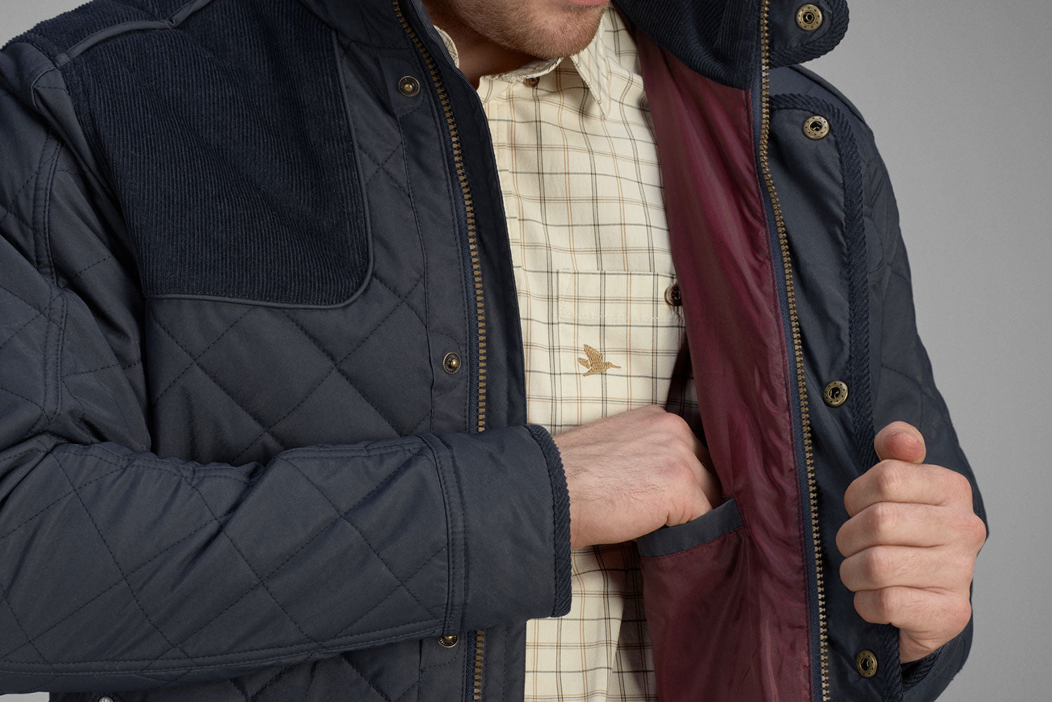 Seeland Woodcock Advanced Quilted Jacket | Classic Blue 