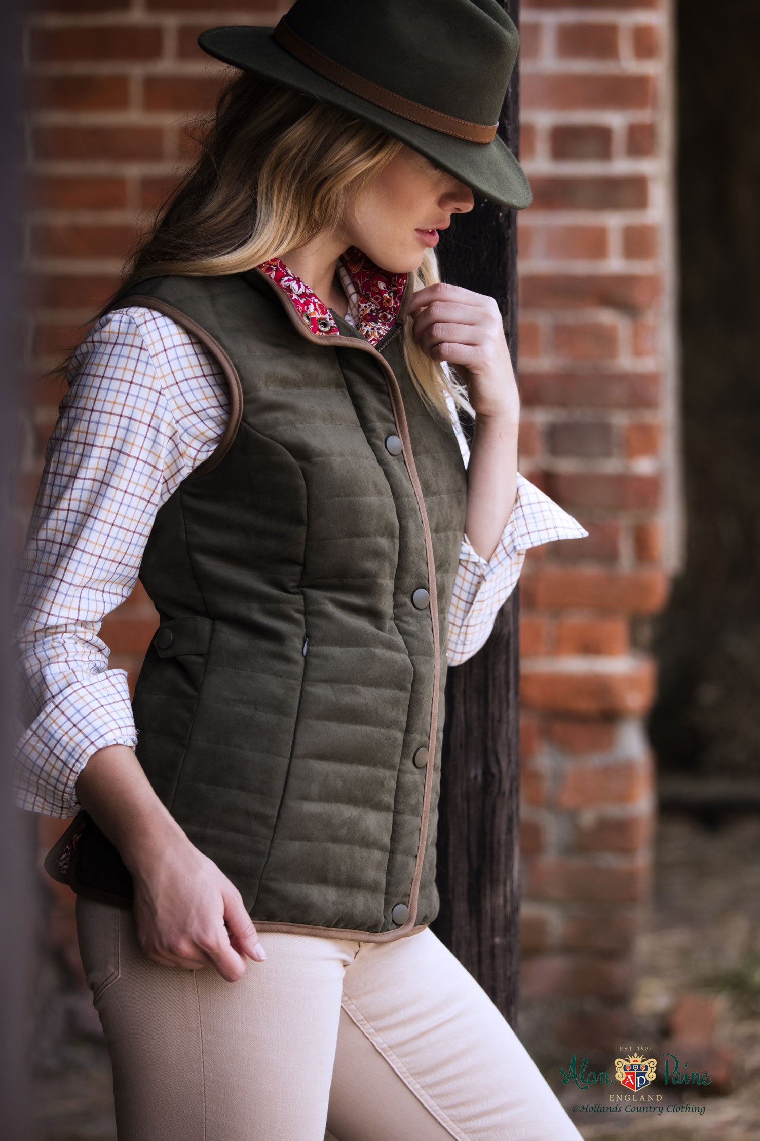wear with jodphurs Alan Paine Felwell Quilted Gilet