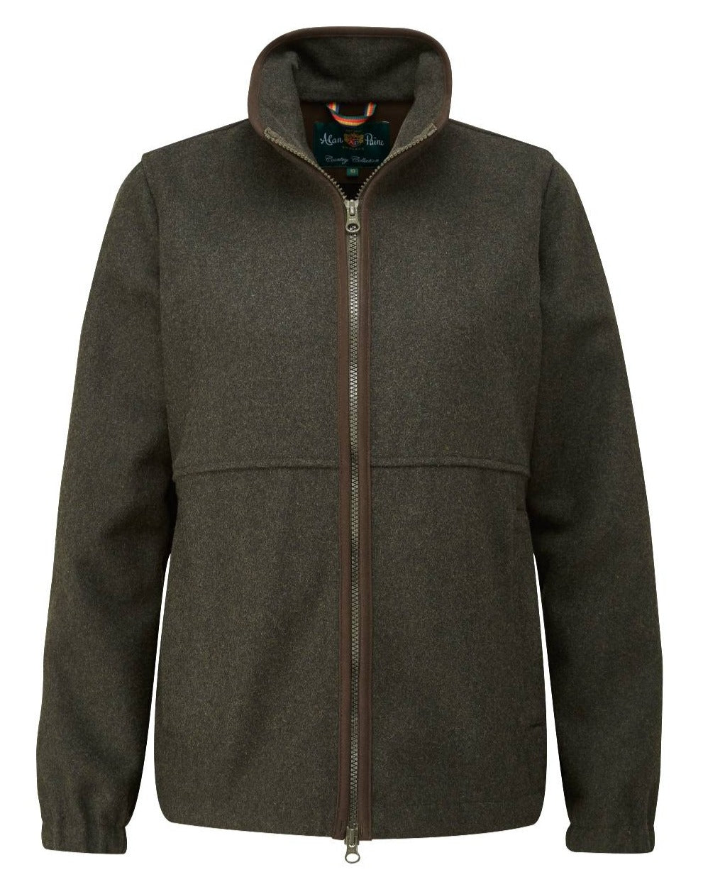 Alan Paine Berwick Ladies Fleece Jacket - Dark Olive 