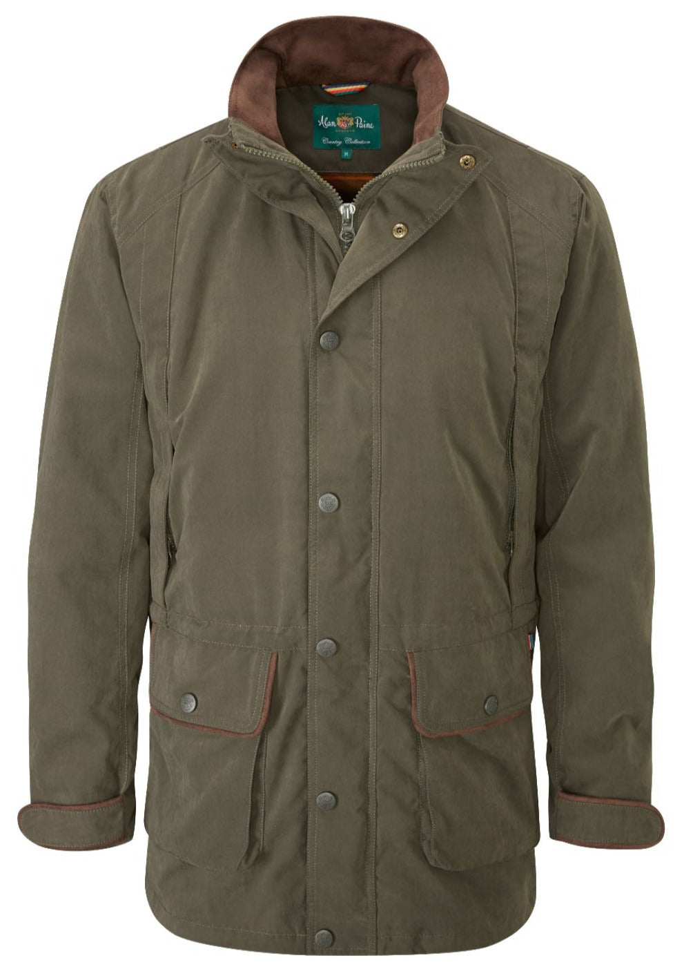 Alan Paine Milwood Coat- Olive