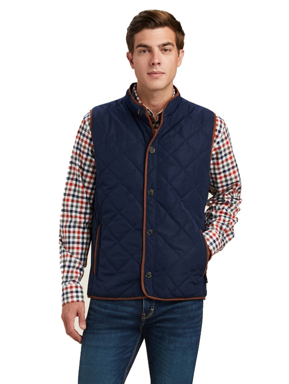 Ariat Woodside Quilted Vest- Navy