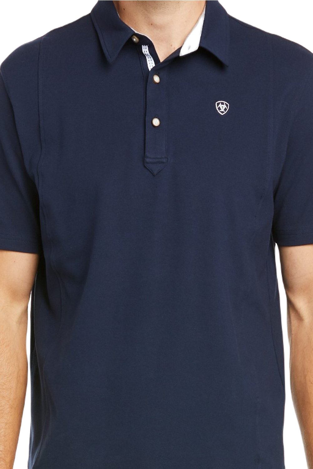 Ariat Medal Polo Shirt in Navy 