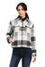 Ariat Women's Ashford Shirt Jacket in Grey Plaid #colour_grey-plaid