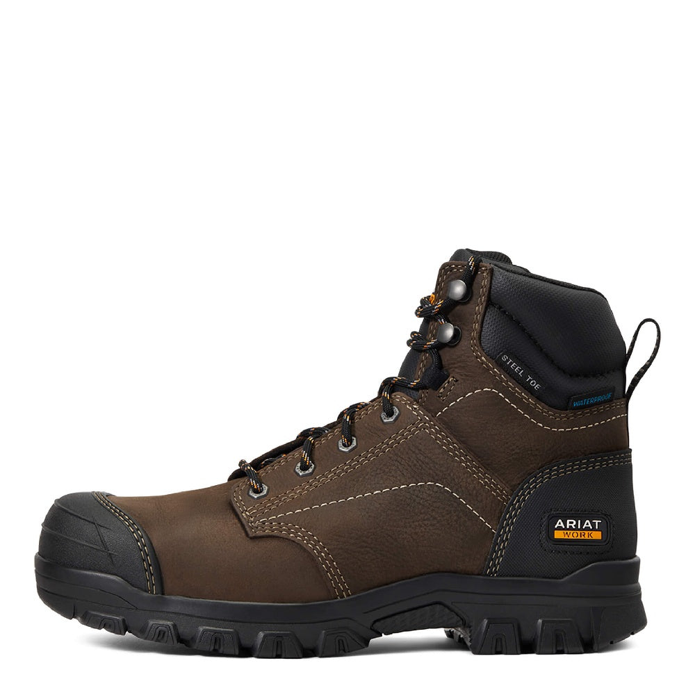 Ariat Mens Treadfast Waterproof Steel Toe Work Boots