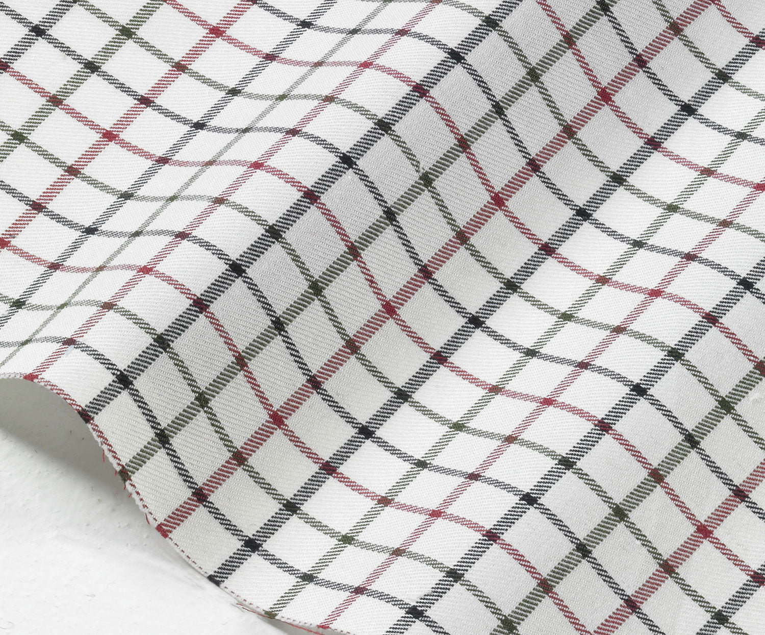Red Green Navy Tattersall Check 