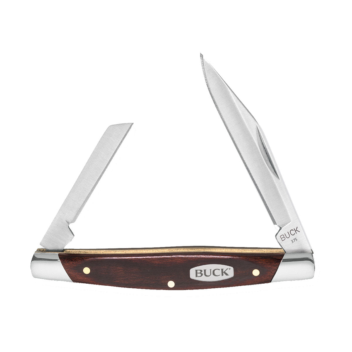 Buck Deuce Knife Stainless Steel Twin Blade Pocket knife 