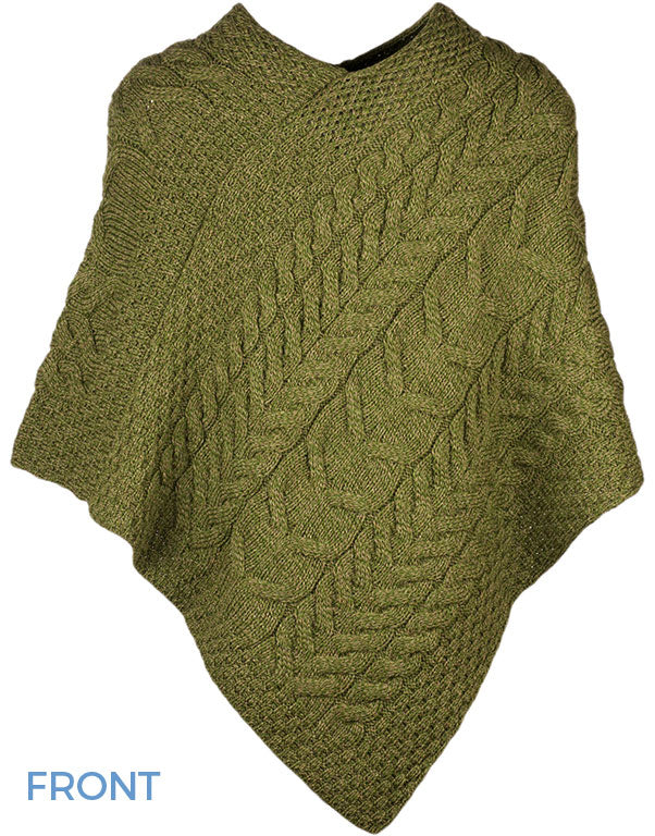 Super Soft Merino Shoulder Cape by Aran Woollen Mills 