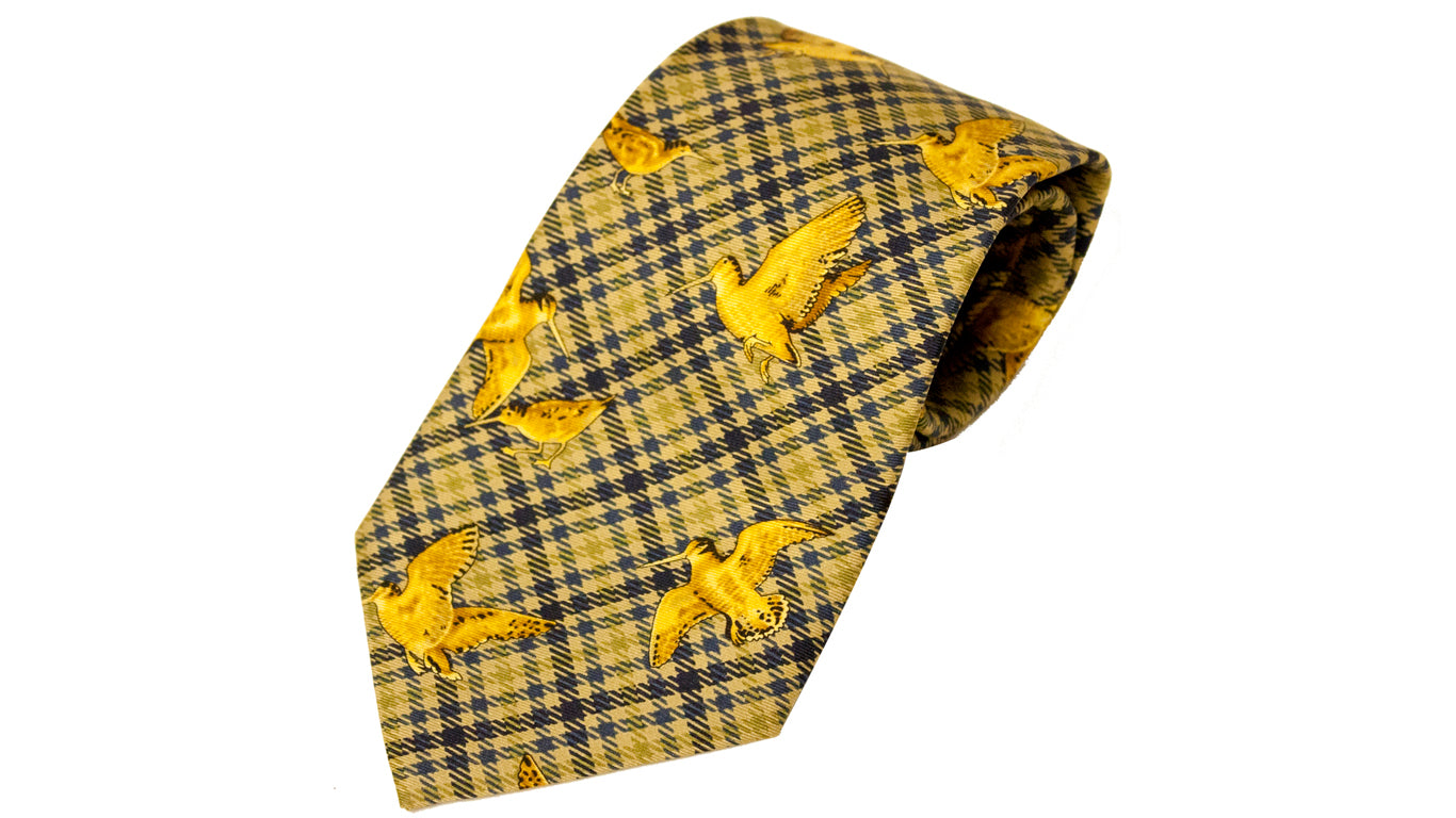 Bisley Silk Tie in No. 24 Green Woodcock