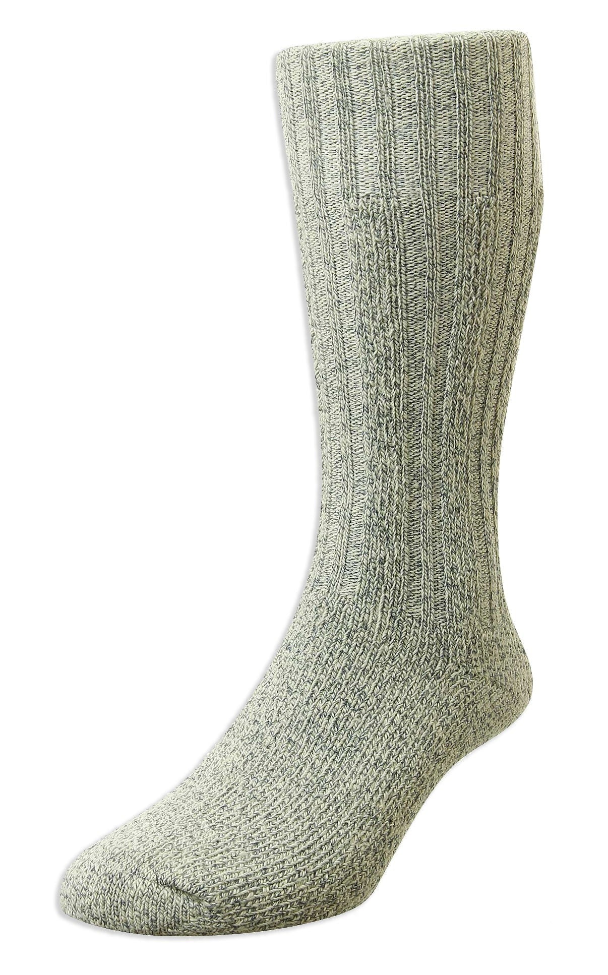 blue HJ Hall Cotton Rich Boot Sock 