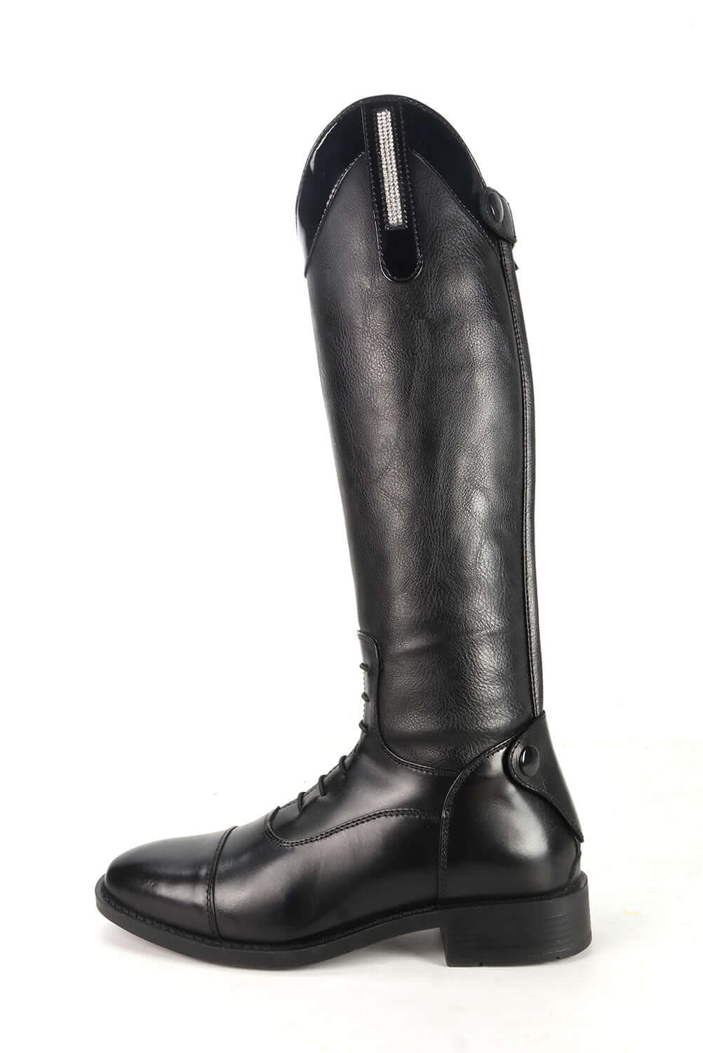 Brogini Como Piccino Yr Boots Childs Black Patent 