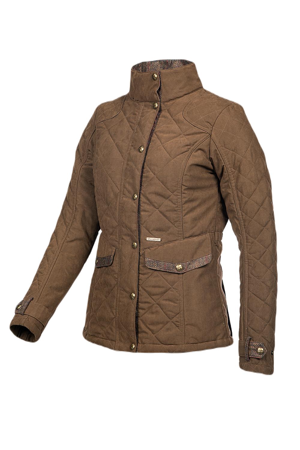 Baleno Halifax Ladies Quilted Jacket In Earth Brown 