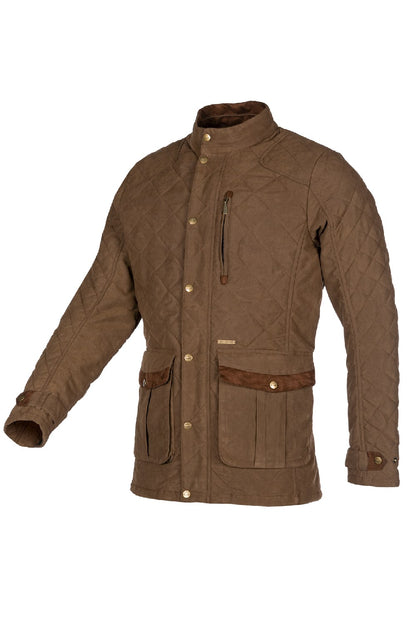 Baleno Mens Goodwood Quilted Jacket in Earth Brown 