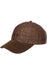 Baleno Edward Tweed Cap in Check Brown #colour_check-brown